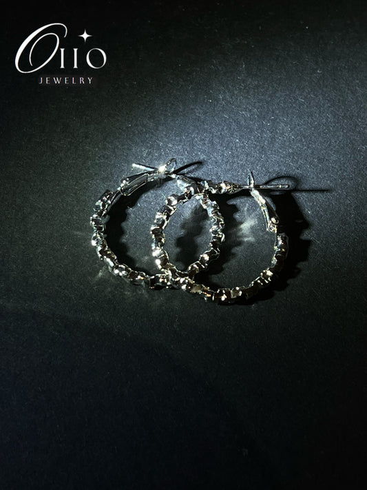 Silver Hoop Earrings